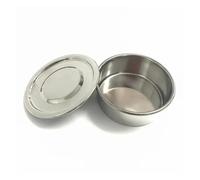 Cover and tray for test sieve, diameter 10cm, lid and bottom 304 SUS for laboratory sampling inspection, pharmacopoeia sieve