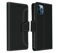 Cover Apple IPHONE 12 Pro Max Case Folio Walet Function Holder Black