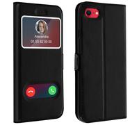 Cover Apple IPHONE Se 2020/7/8 Case Double Window Case Silicone Gel - Black