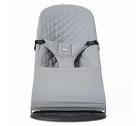 Cover Belltop compatible with Babyjörn bouncer: Balance, Soft & Bliss. Baby's seat for baby bouncer. Cover hammock: ergonomic fit. Hypoallergenic cotton. Fabric seat bouncer-replaces the original-Grey