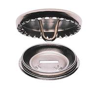 Cover Buttons Without Tool Brass 11 mm Silver col