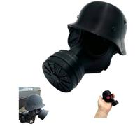 Cover Cap for Trailer Coupling, Funny Gas Mask Helmet Trailer Hitch Ball Cover, water proof Tow Bar Ball Cover for Car Deco (Black)