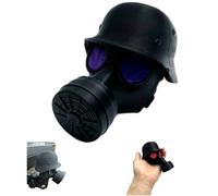 Cover Cap for Trailer Coupling, Funny Gas Mask Helmet Trailer Hitch Ball Cover, water proof Tow Bar Ball Cover for Car Deco (Purple)