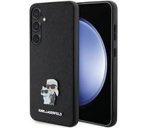 Cover Case Galaxy S24 Karl Lagerfeld Faux Leather Figures Metal Black