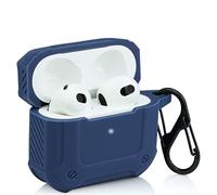 Cover Case Replacement for Apple 2021 New Bluetooth Wireless Earbuds, Dark Blue Silicone Protective Protector Skin Sleeve Accessory - LEFXMOPHY
