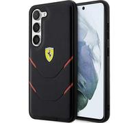 Cover Case Samsung Galaxy S23 Plus Ferrari Faux Leather Black