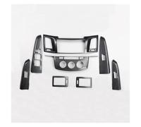 Cover Case Stickers For TOYOTA For Hilux For Fortuner Car Styling 8 PCS Carbon Fiber Interior Parts Decoration Cover Stickers UOEMCRTB(Style A)