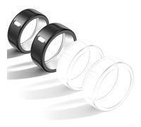 Cover Compatible for Oura Ring Gen 4/3 Horizon/Gen 3 Heritage(Not for Oura 4 Ceramic), Surport Charging with Cover on, Anti-Scratch TPU Ultrahuman Ring AIR Protector for Men Women Workout Gym-Size 8