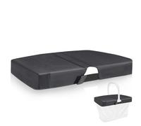 Cover Compatible with Reisenthel Carrybag, Cover for Reisenthel Basket Shopping Basket Accessories, Protects Against Prying Eyes (Black)