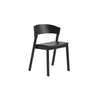 Cover Dining Chair Black Leather/ Black
