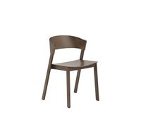 Muuto Cover Side Chair Stained dark brown