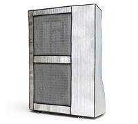 Cover for Ac Unit Outside, Ac Cover for Outside Unit, Large Size Double-layer Double Air Outlet for All-season Use(98x145x42CM)