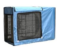 Cover for Air Conditioner Unit Outside, Ac Covers for Outside, Flip Full Coverage Design, PVC Coating on The Back, Sun Protection(Blue,90x38x62CM/35x15x24IN)