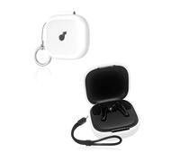 Cover for Anker Soundcore P31i Wireless Earbuds, yystao Soft Silicone Protective Case compatible with Anker Soundcore P31i, Texture Design, Dustproof, Shockproof & Durable, White