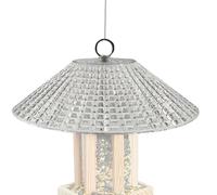 Cover for Bird Feeder - Transparent PVC Waterproof 28 x 28 x 7 cm | Universal Rain Protector for Outdoor Feeding Stations | Transparent Guard for Garden, Yard, Pati