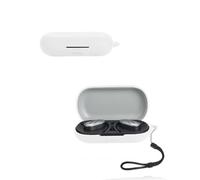 Cover for BLACK SHARK OWS Pro Wireless Earbuds, yystao Soft Silicone Protective Case compatible with BLACK SHARK OWS Pro, With Lanyard, Dustproof, Shockproof & Durable, White
