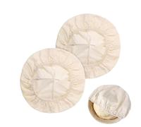 Cover for Bread Fermentation, 2-Piece Reusable and Elastic Cotton Basket Cover for Bread Baskets, Bread Cover, for Fermentation and Baking in the Kitchen, for Home Storage
