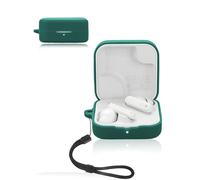 Cover for CMF BY NOTHING Buds 2 Plus Wireless Earbuds, yystao Soft Silicone Protective Case compatible with CMF Buds 2 Plus, With Lanyard, Dustproof, Shockproof& Durable, Green