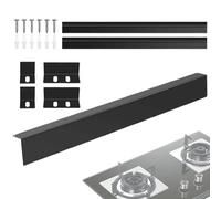 Cover For Cracks Between Kitchen And Countertop, Protector Strip Stainless Steel Cooking Plate, Waterproof Side Slits Filling | For Countertop Kitchen Oven Stove Dishwasher Microwave Refrigerated