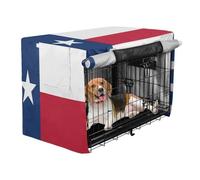 Cover for Dog Cage Pets Kennel Covers Dog Crate Protector Texas State Flag Blue Red