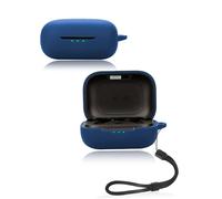 Cover for EarFun Air Pro 4 Wireless Earbuds, yystao Soft Silicone Protective Case compatible with EarFun Air Pro4, With Lanyard, Dustproof, Shockproof& Durable, Blue