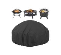 Cover for Fire Pit | Oxford Fabric Dustproof - Round Protector for Outdoor Fire Pit for Grilling Barbecue Rain Sun Snow Leaves and Debris