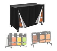 Cover for Folding Chair Trolley, Waterproof Protection for Indoor Use, 185 x 89 x 107 cm, Folding Chair Trolley, Dust Cover 420D, for Outdoor and Indoor Use, for Camping, Patio and Garden