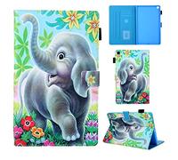 Cover for Galaxy Tab A 10.1 (2019) SM-T510 / T515 - Flip Wallet Leather Case Pouch Protective Cover with Stand and Card Holder for Samsung Galaxy Tab A 10.1 "2019 Tablet