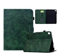 Cover for iPad 9th Generation 2021/iPad 8th Gen 2020/iPad 7th Gen 2019, iPad 10.2, Shockproof Cherry Blossom Retro Case With Pen Holder, Slim Tablet Case with Card Slot - Green