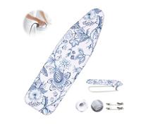 Cover For Ironing Board Ironing Board Cover And Thick Padding Easy To Install Scorch Resistant Waterproof Dustproof For Ironing Board Steam Iron For Home, Laundry ( Color : Blue , Size : 95-99x31-35cm