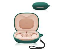 Cover for JBL SENSE LITE Wireless Earbuds, yystao Soft Silicone Protective Case compatible with JBL SENSE LITE, With Lanyard, Dustproof, Shockproof& Durable, Green