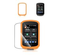 Cover for Magene C506/C506SE Bike Computer, Silicone Protective Case with Soft Screen Protector - Shockproof, Skin-Friendly & Waterproof for Enhanced Durability, Orange