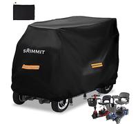Cover for Mobility Scooter,Heavy Duty 420D Oxford Fabric Electric Scooter Rain Cover Waterproof Outdoor, Waterproof and Reflective Strips,3 Buckles and Large Bag (L 49" x 23" x 39")
