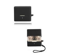 Cover for MOONDROP Space Travel 2 Wireless Earbuds, yystao Soft Silicone Protective Case compatible with MOONDROP Space Travel 2, With Lanyard, Dustproof, Shockproof & Durable, Black