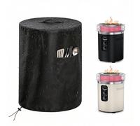 Cover for Ninja Fireside360 - 600D Oxford with PVC Backing and Fire Pit Tools Pocket Critical Seam Taping, Water-Resistant Dust, Lift Handles, Dual Drawstring Hem - Fits for Fireside360 Fire Pit(2026)