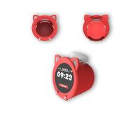 Cover for Nintendo Sound Clock Alarmo, Protective silicone case - Durable, Shockproof, Easy-to-Remove, All-inclusive Protection (Red)