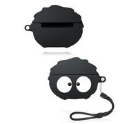 Cover for OnePlus Buds 4 Wireless Earbuds, yystao Soft Silicone Protective Case compatible with OnePlus Buds 4, With Lanyard, Dustproof, Shockproof& Durable, Coal ball