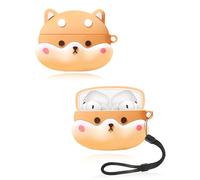 Cover for OnePlus Buds 4 Wireless Earbuds, yystao Soft Silicone Protective Case compatible with OnePlus Buds 4, With Lanyard, Dustproof, Shockproof& Durable, Corgi
