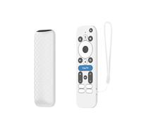 Cover for onn.GoogleTV Box 4K Pro Remote, yystao Silicone Protective Case Cover Compatible with onn.GoogleTV Box 4K Pro, Dustproof Shell,Scratch-Resistant, White