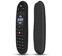 Cover for Original Sky Q Voice Remote Control SKY135,Sky Glass Remote Protective Silicone Case SKY Q Touch and Non-Touch Remote Control Sleeve Skin Holder Battery Back Protector Replacement-Black