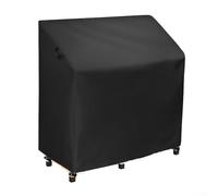 Cover For Outdoor Bar Counter And Stools Designed To Fit Most Sets With Enhanced Protection From The Elements(black)