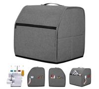 Cover for Overlock Machine Dust Protection Hood with Pockets