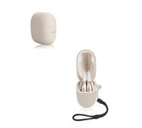 Cover for Panasonic RB-F10 Wireless Earbuds, yystao Soft Silicone Protective Case compatible with Panasonic RB-F10, With Lanyard, Dustproof, Shockproof & Durable, White