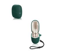 Cover for Panasonic RB-F10 Wireless Earbuds, yystao Soft Silicone Protective Case compatible with Panasonic RB-F10, With Lanyard, Dustproof, Shockproof & Durable, Green