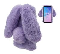 Cover for Samsung Galaxy S10, Rabbit Design Samsung Galaxy S10 Lapin Violet