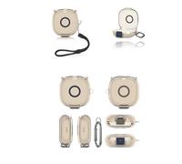 Cover for SHOKZ OpenFit 2 Wireless Earbuds, yystao TPU Protective Case compatible with SHOKZ OpenFit 2, Dustproof & Shockproof, Clear Gray