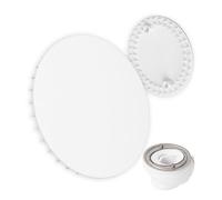 Cover for Shower Drain, Ø 112 mm, Compatible with Viega Tempoplex Drain Set Year 2001-2006, Suitable for Model 6958.99, White ABS ASA, Shower Tray Drain Hole Cover, Shower Cover Set