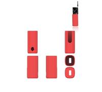 Cover for Skullcandy Method 360 ANC Wireless Earbuds, yystao Soft Silicone Protective Case compatible with Skullcandy Method 360 ANC, Dustproof, Shockproof & Durable, Red