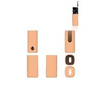 Cover for Skullcandy Method 360 ANC Wireless Earbuds, yystao Soft Silicone Protective Case compatible with Skullcandy Method 360 ANC, Dustproof, Shockproof & Durable, Brown