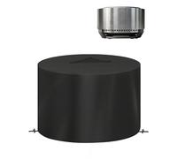 Cover for Solo Stove Summit 24 Fire Pit - Water-Resistant Outdoor Protection - 600D Oxford with PVC Backing, Inside Seam-Taped, Drawstring Hem, Top Handle - Accessories for Solo Stove Summit